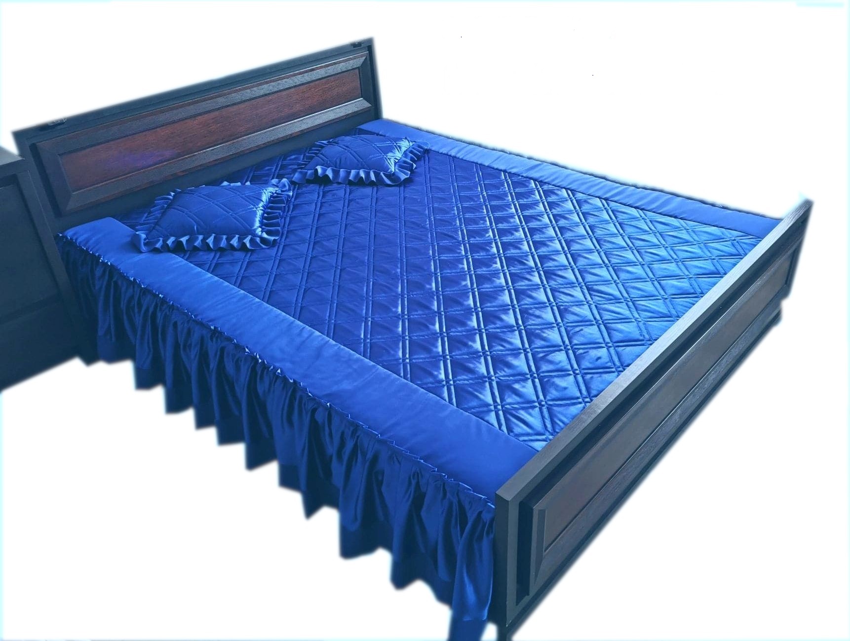 NARZUTA JEDNOKOLOROWA Z DWOMA FALBANAMI